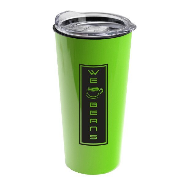 The Roadmaster Travel Tumbler w/ Clear Slide Lid, 18oz.