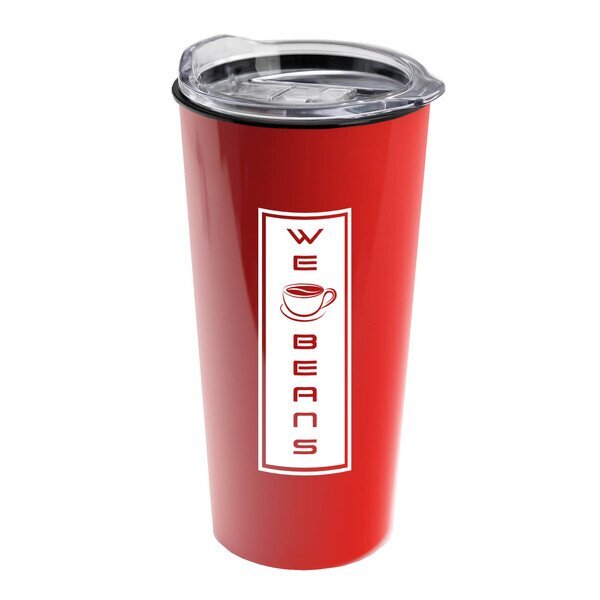 The Roadmaster Travel Tumbler w/ Clear Slide Lid, 18oz.