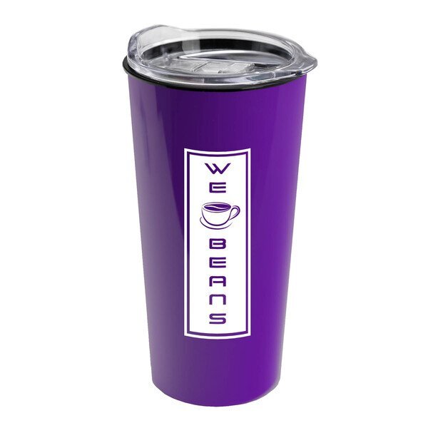The Roadmaster Travel Tumbler w/ Clear Slide Lid, 18oz.