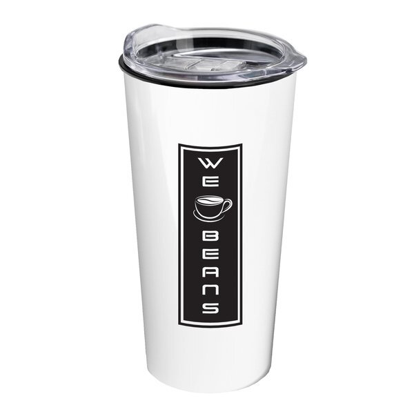 The Roadmaster Travel Tumbler w/ Clear Slide Lid, 18oz.