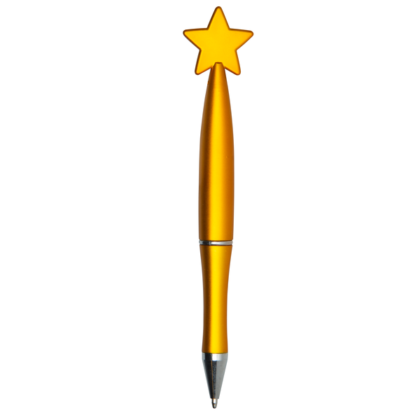 Metal-Look Star Pen