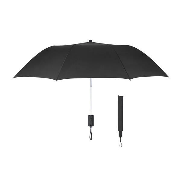 Folding Auto-Open Telescopic Umbrella, 44" Arc