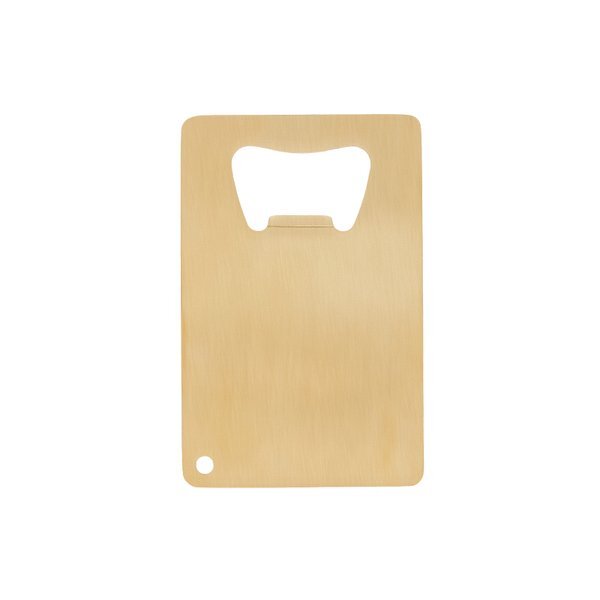Gold Credit Card Bottle Opener