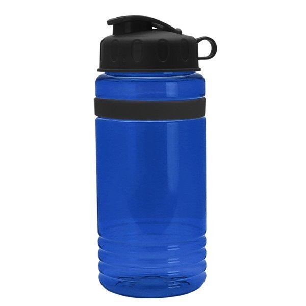 UpCycle rPET Bottle w/ Flip Lid & Grip Band, 20oz.
