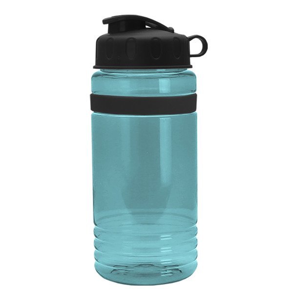 UpCycle rPET Bottle w/ Flip Lid & Grip Band, 20oz.