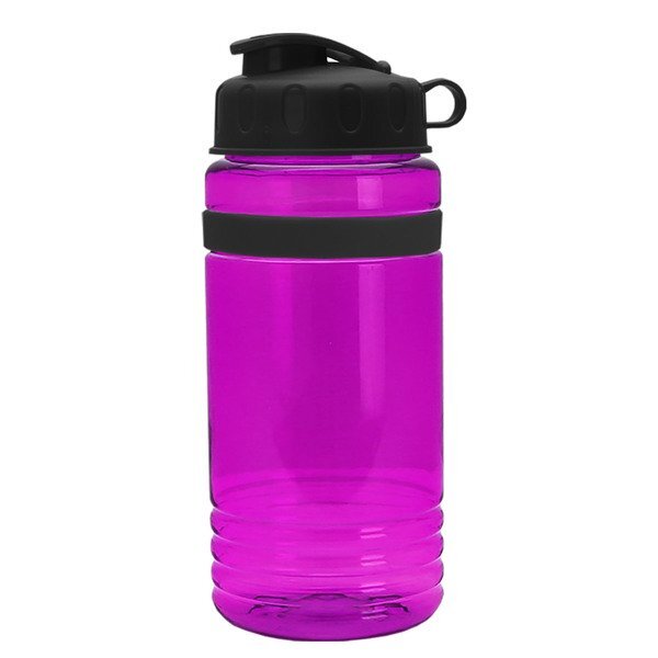 UpCycle rPET Bottle w/ Flip Lid & Grip Band, 20oz.