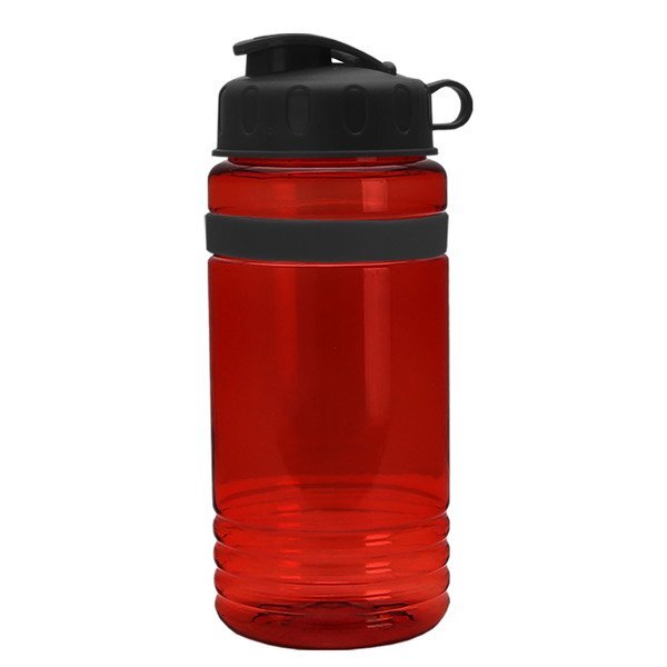 UpCycle rPET Bottle w/ Flip Lid & Grip Band, 20oz.
