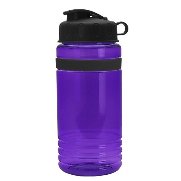 UpCycle rPET Bottle w/ Flip Lid & Grip Band, 20oz.