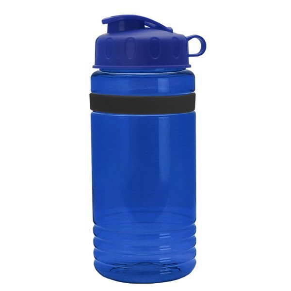 UpCycle rPET Bottle w/ Flip Lid & Grip Band, 20oz.