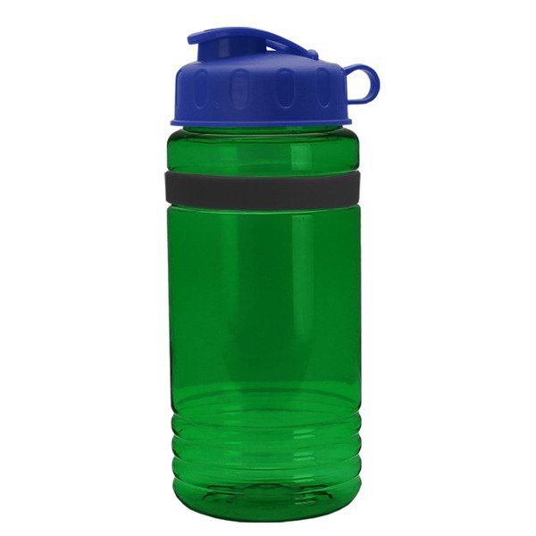 UpCycle rPET Bottle w/ Flip Lid & Grip Band, 20oz.
