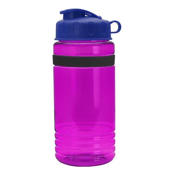 UpCycle rPET Bottle w/ Flip Lid & Grip Band, 20oz.