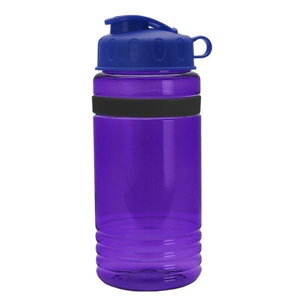 UpCycle rPET Bottle w/ Flip Lid & Grip Band, 20oz.