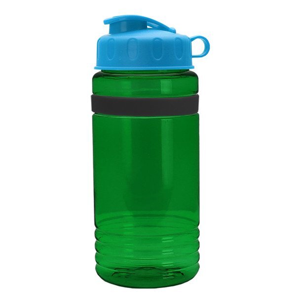 UpCycle rPET Bottle w/ Flip Lid & Grip Band, 20oz.