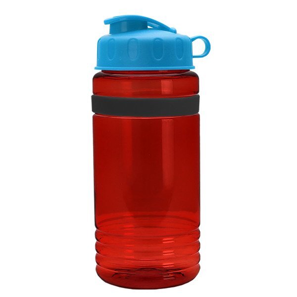 UpCycle rPET Bottle w/ Flip Lid & Grip Band, 20oz.
