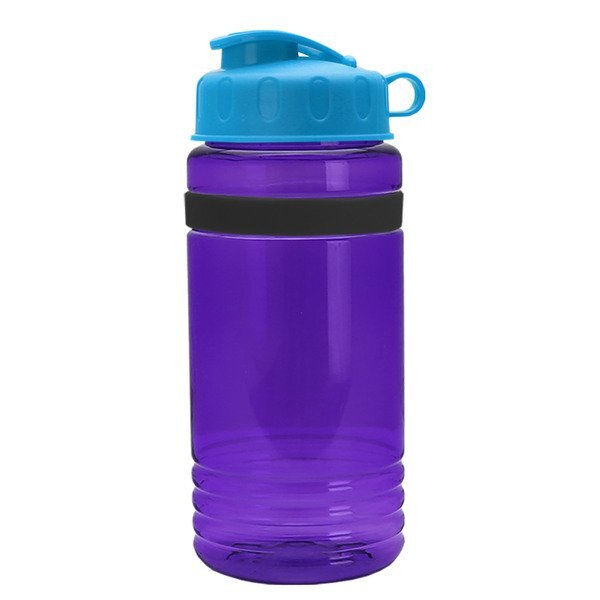 UpCycle rPET Bottle w/ Flip Lid & Grip Band, 20oz.