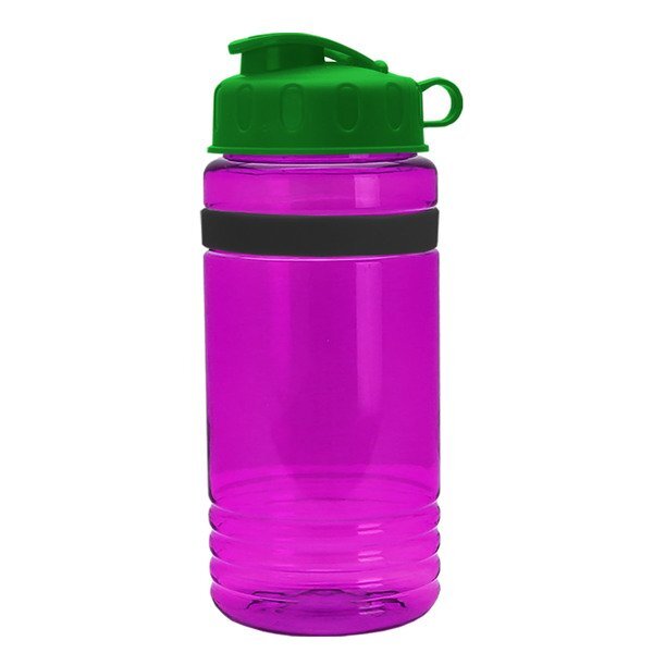 UpCycle rPET Bottle w/ Flip Lid & Grip Band, 20oz.
