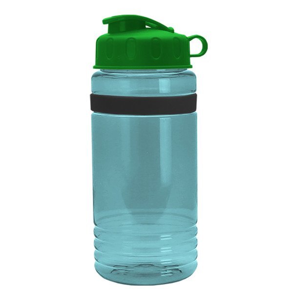 UpCycle rPET Bottle w/ Flip Lid & Grip Band, 20oz.