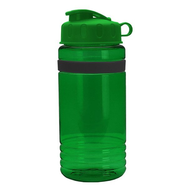 UpCycle rPET Bottle w/ Flip Lid & Grip Band, 20oz.