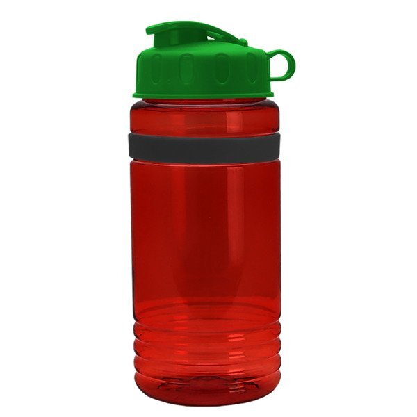 UpCycle rPET Bottle w/ Flip Lid & Grip Band, 20oz.