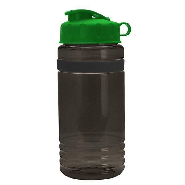 UpCycle rPET Bottle w/ Flip Lid & Grip Band, 20oz.