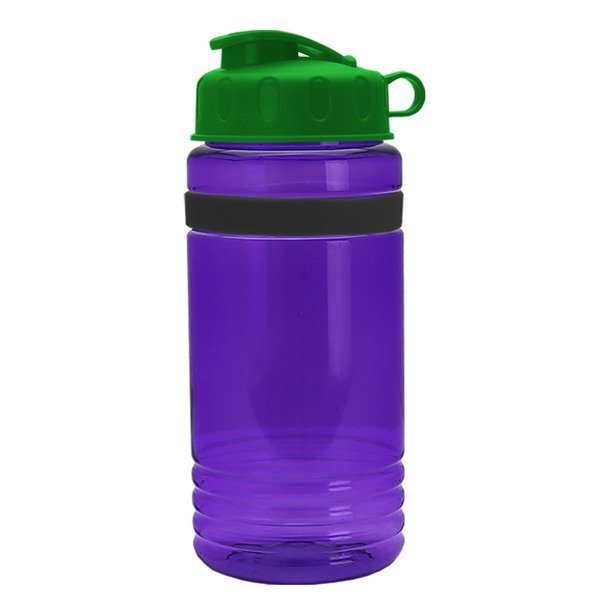 UpCycle rPET Bottle w/ Flip Lid & Grip Band, 20oz.