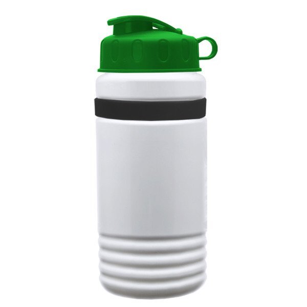 UpCycle rPET Bottle w/ Flip Lid & Grip Band, 20oz.