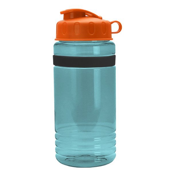 UpCycle rPET Bottle w/ Flip Lid & Grip Band, 20oz.
