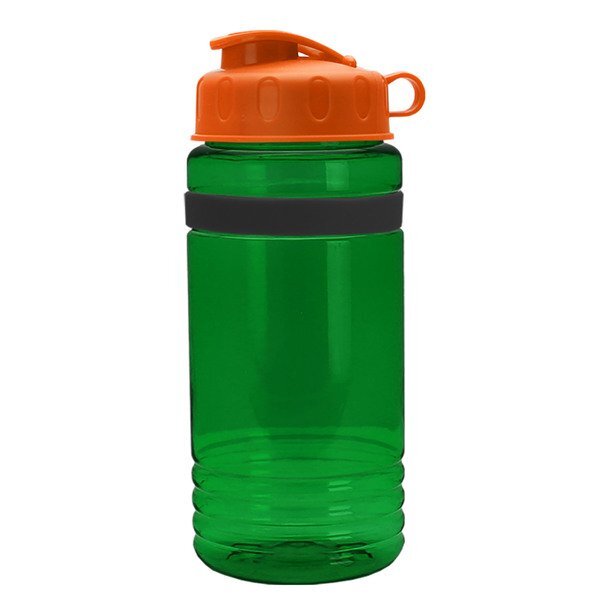 UpCycle rPET Bottle w/ Flip Lid & Grip Band, 20oz.