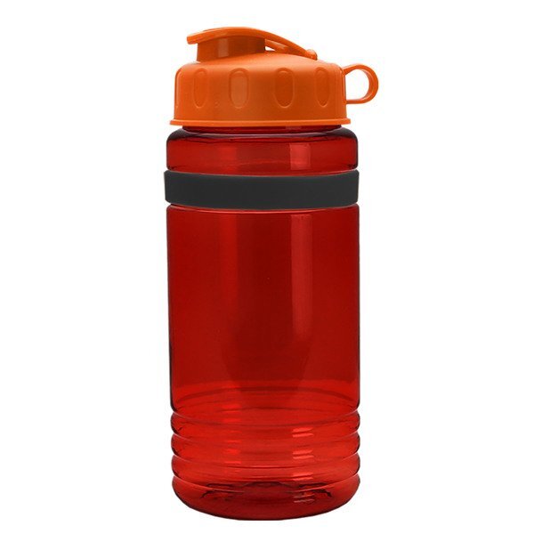 UpCycle rPET Bottle w/ Flip Lid & Grip Band, 20oz.