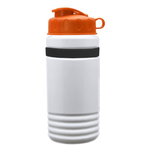 UpCycle rPET Bottle w/ Flip Lid & Grip Band, 20oz.