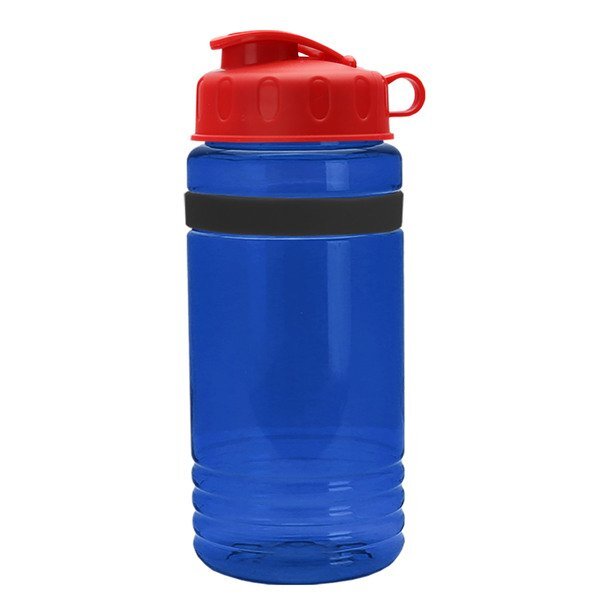UpCycle rPET Bottle w/ Flip Lid & Grip Band, 20oz.