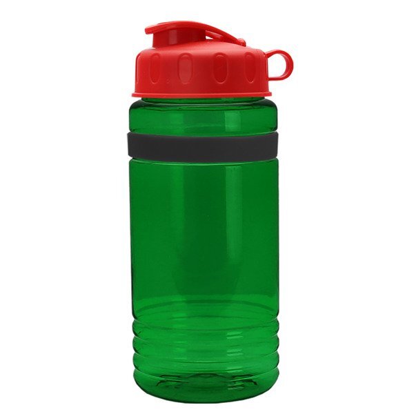 UpCycle rPET Bottle w/ Flip Lid & Grip Band, 20oz.