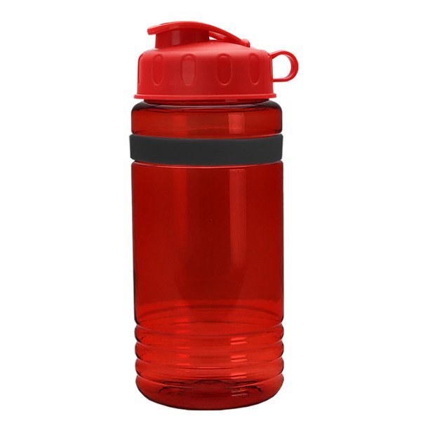UpCycle rPET Bottle w/ Flip Lid & Grip Band, 20oz.