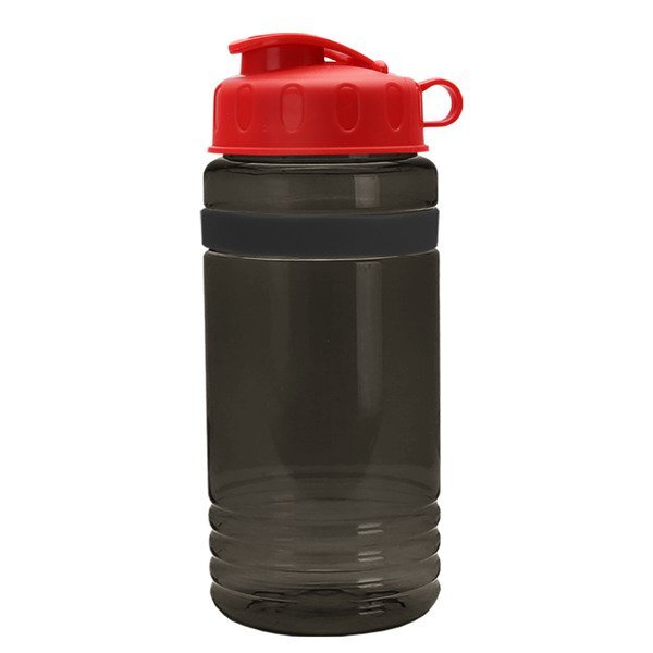 UpCycle rPET Bottle w/ Flip Lid & Grip Band, 20oz.