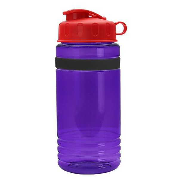 UpCycle rPET Bottle w/ Flip Lid & Grip Band, 20oz.