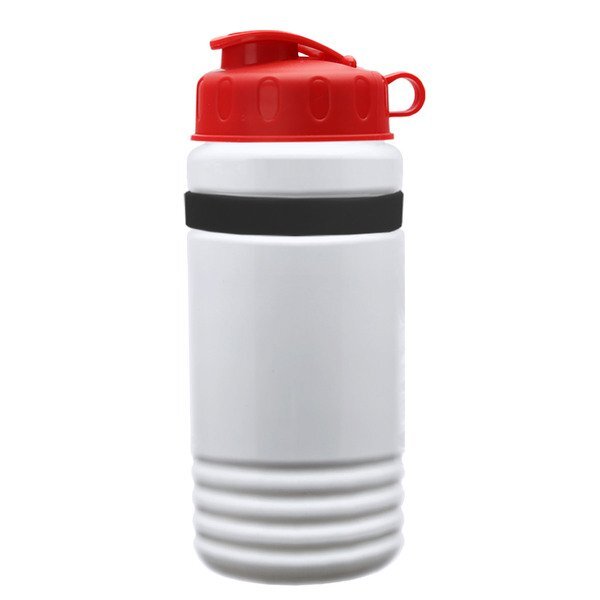 UpCycle rPET Bottle w/ Flip Lid & Grip Band, 20oz.