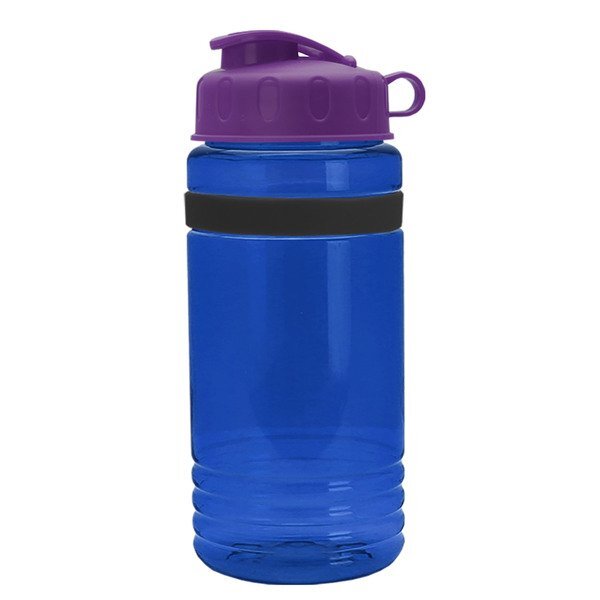 UpCycle rPET Bottle w/ Flip Lid & Grip Band, 20oz.