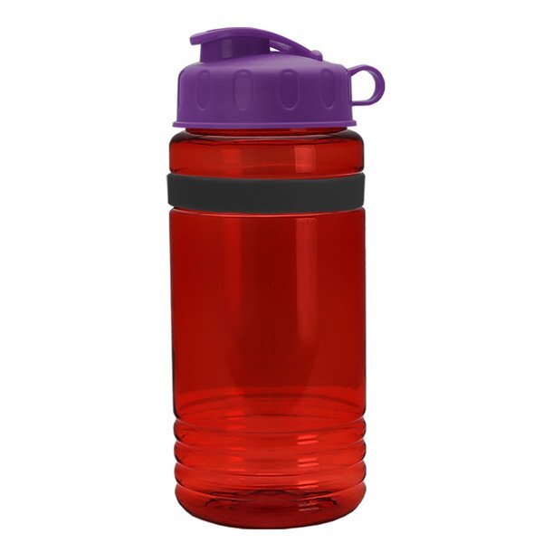 UpCycle rPET Bottle w/ Flip Lid & Grip Band, 20oz.