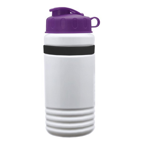 UpCycle rPET Bottle w/ Flip Lid & Grip Band, 20oz.