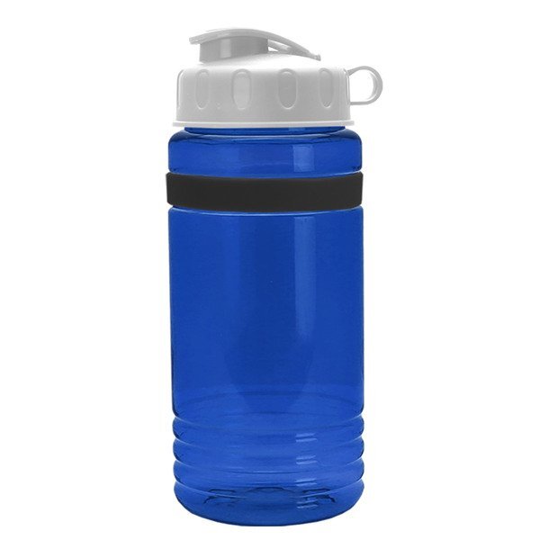 UpCycle rPET Bottle w/ Flip Lid & Grip Band, 20oz.