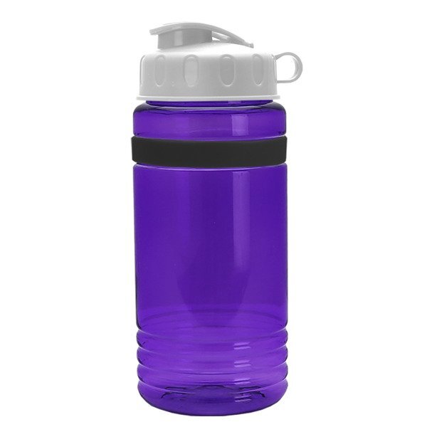 UpCycle rPET Bottle w/ Flip Lid & Grip Band, 20oz.