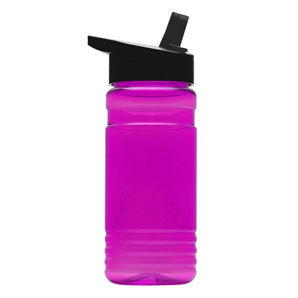 UpCycle rPET Bottle w/ Flip Straw Lid, 20oz.
