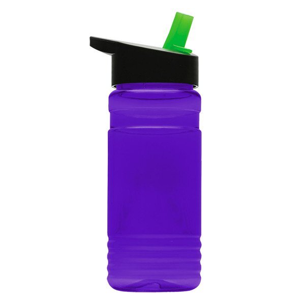 UpCycle rPET Bottle w/ Flip Straw Lid, 20oz.