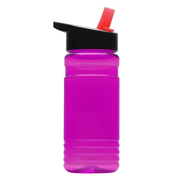 UpCycle rPET Bottle w/ Flip Straw Lid, 20oz.