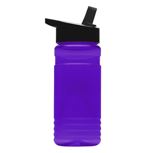 UpCycle rPET Bottle w/ Flip Straw Lid, 20oz.