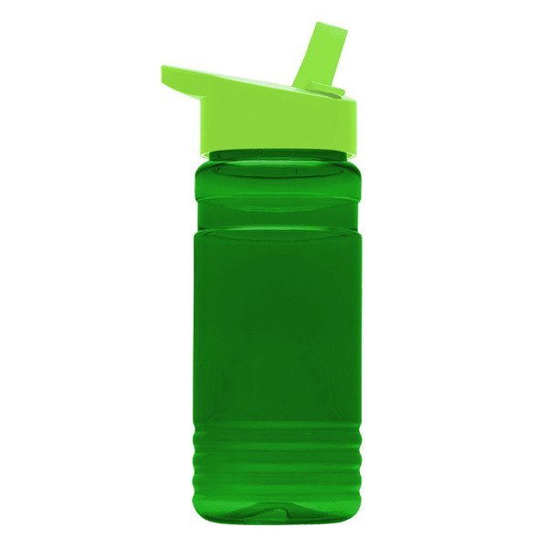 UpCycle rPET Bottle w/ Flip Straw Lid, 20oz.