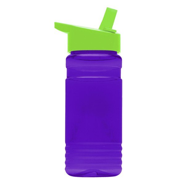 UpCycle rPET Bottle w/ Flip Straw Lid, 20oz.