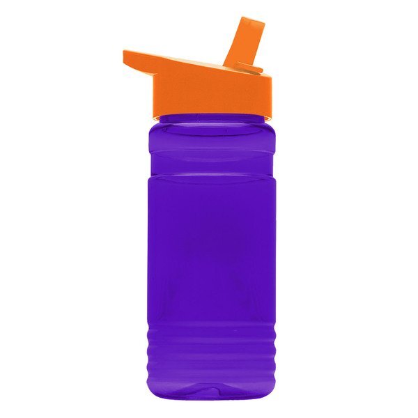 UpCycle rPET Bottle w/ Flip Straw Lid, 20oz.