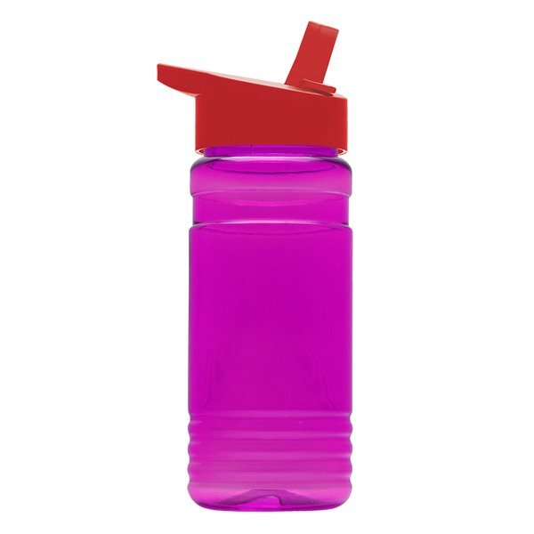 UpCycle rPET Bottle w/ Flip Straw Lid, 20oz.