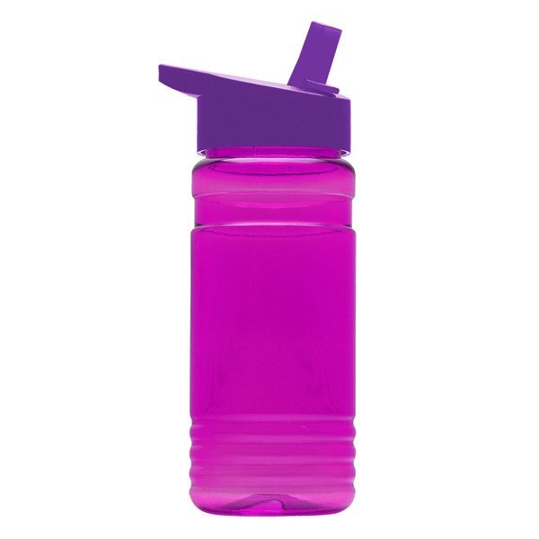 UpCycle rPET Bottle w/ Flip Straw Lid, 20oz.